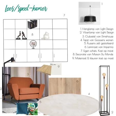 Lees/speel-kamer Interior Design Mood Board by JolienDelestinne on Style Sourcebook