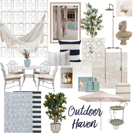 Outdoor Haven Interior Design Mood Board by Elements Aligned Interior Design on Style Sourcebook