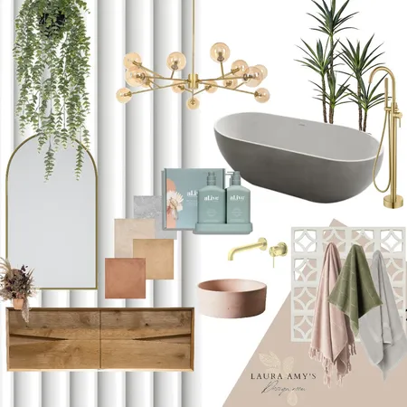 Bathroom Interior Design Mood Board by Laura Amy's Design Room on Style Sourcebook