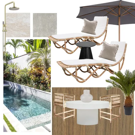 POOL AREA Interior Design Mood Board by LILY JUNE on Style Sourcebook