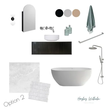 Bathroom Option 2 Interior Design Mood Board by hayleywilhelmdesign on Style Sourcebook