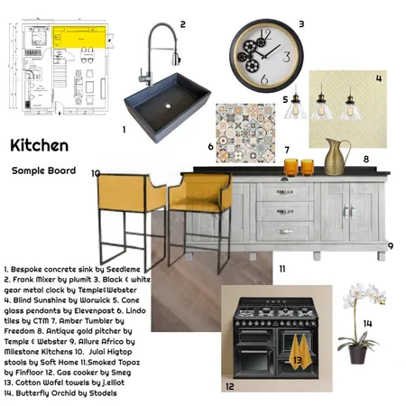 Kitchen Interior Design Mood Board by YBeukes on Style Sourcebook