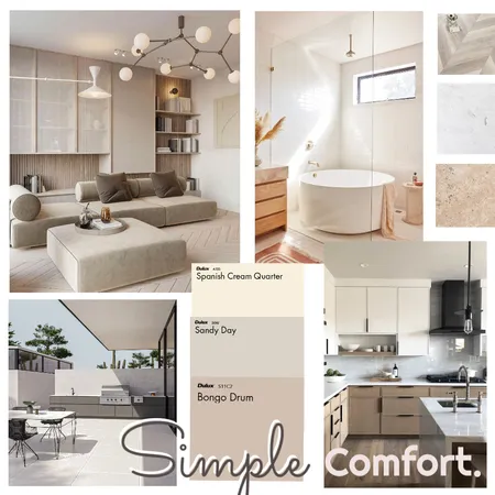 Simple Comfort. Interior Design Mood Board by GeorginaElias on Style Sourcebook