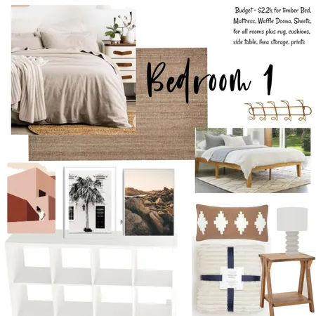 Bedroom 1 - Boho Clay & Cream Interior Design Mood Board by jack_garbutt on Style Sourcebook