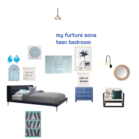 my future sons bedroom Interior Design Mood Board by Aesthetic Designer on Style Sourcebook