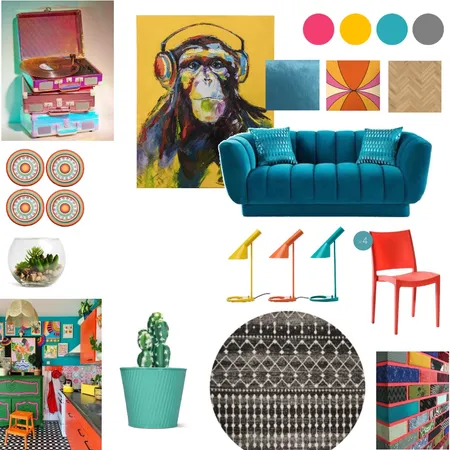 Retro Interior Design Mood Board by Minami Yokokawa on Style Sourcebook