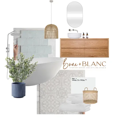 Coastal Interior Design Mood Board by bone + blanc interior design studio on Style Sourcebook