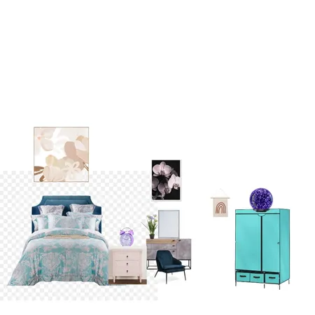 georginas bedroom Interior Design Mood Board by Aesthetic Designer on Style Sourcebook