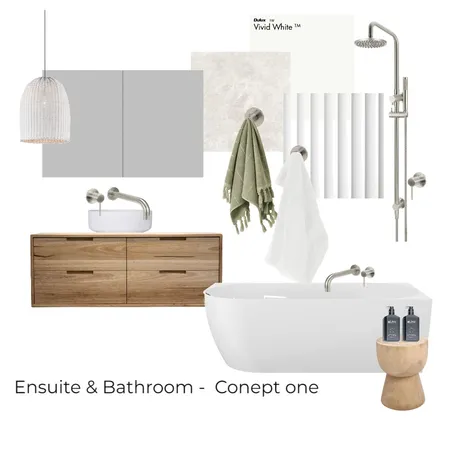 Michael & Alice - bathroom concept 1 Interior Design Mood Board by Shaecarratello on Style Sourcebook