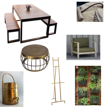 Brass Teneriffe Balcony Interior Design Mood Board by dvhop@bigpond.net.au on Style Sourcebook