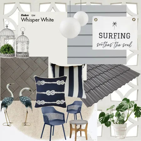 Coastal Interior Design Mood Board by Shayoni on Style Sourcebook