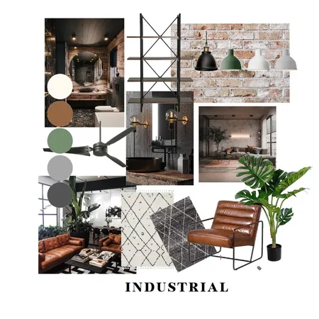 industrial Interior Design Mood Board by Rumeysa_Yildiz on Style Sourcebook