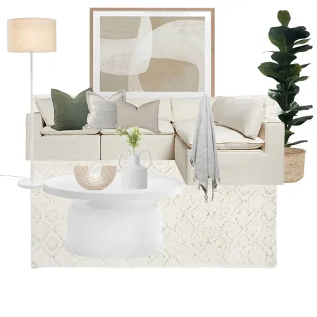 Neutral Living Interior Design Mood Board by ESST. INTERIORS on Style Sourcebook