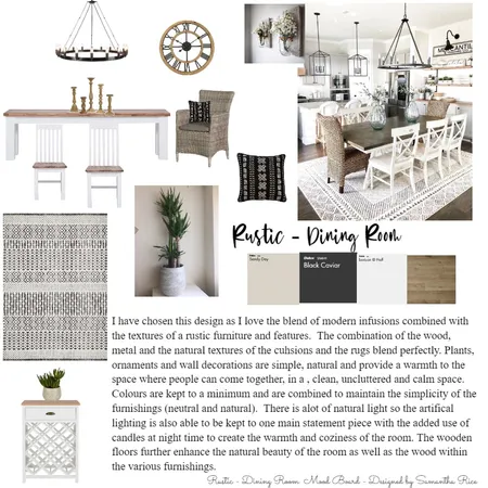 Rustic - Dining Room Interior Design Mood Board by SammyRice2810 on Style Sourcebook