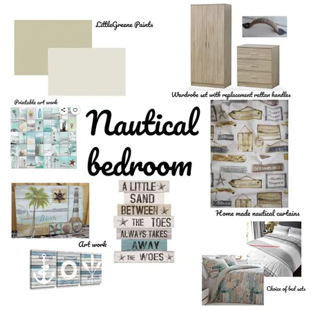 nautical bedroom Interior Design Mood Board by kellyk on Style Sourcebook