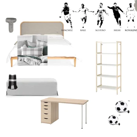 Soccer Bedroom Interior Design Mood Board by amorton on Style Sourcebook