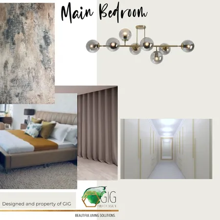 main bedroom Interior Design Mood Board by Nadine Meijer on Style Sourcebook