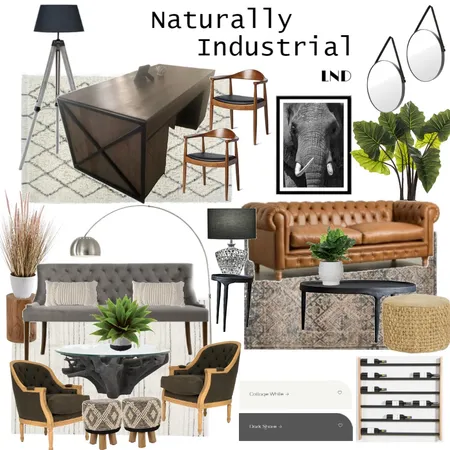 S&T-Industrial Interior Design Mood Board by leanne.nuen@gmail.com on Style Sourcebook