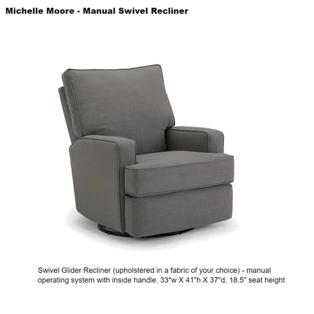 Michelle swivel recliner Interior Design Mood Board by Intelligent Designs on Style Sourcebook