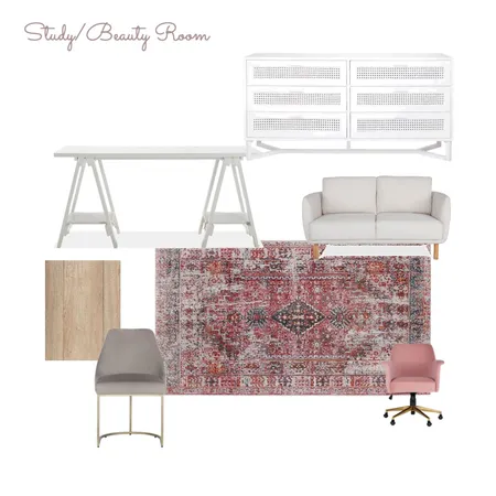 Study/Beauty Room 2 Interior Design Mood Board by rosanna.tavella@adelaide.edu.au on Style Sourcebook