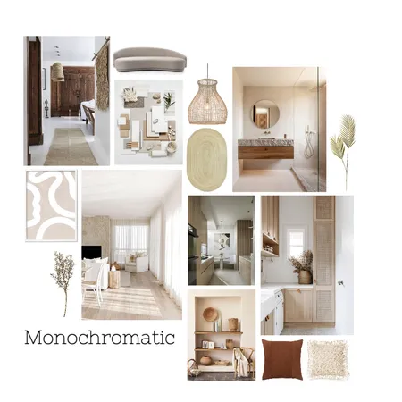 monochromatic Interior Design Mood Board by Emmie on Style Sourcebook