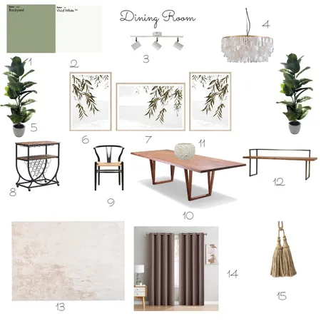 Ding Room Interior Design Mood Board by Sarah Falconer on Style Sourcebook