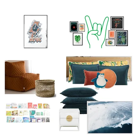 Curtis bedroom art 3 Interior Design Mood Board by Little Design Studio on Style Sourcebook