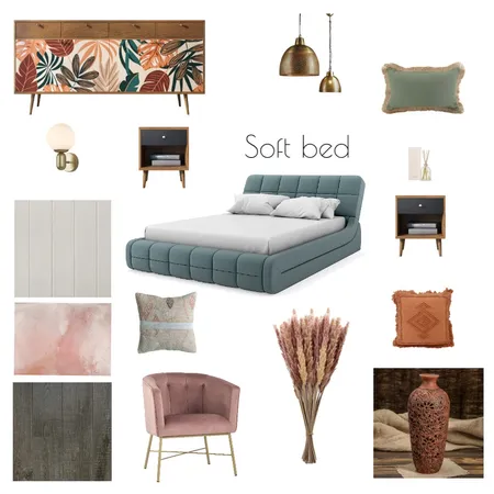 спальня 1 Interior Design Mood Board by Gala on Style Sourcebook