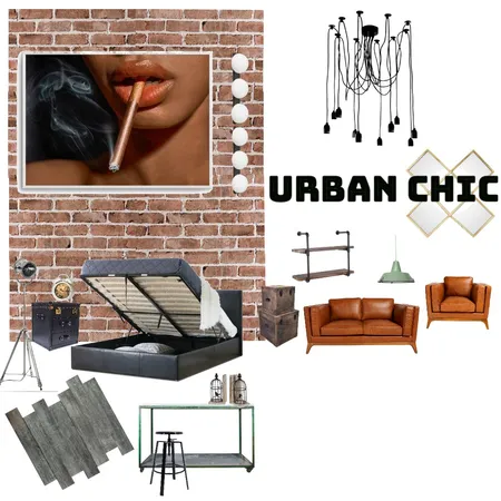 Modern Industrial Interior Design Mood Board by Lauren S on Style Sourcebook