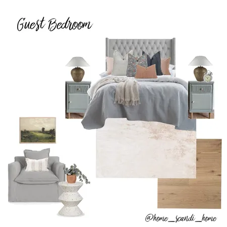 Guest Bedroom - bedside table option 1 Interior Design Mood Board by @home_scandi_home on Style Sourcebook