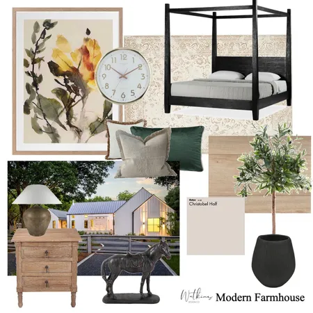 Modern Farmhouse Interior Design Mood Board by Watkins Design Co. on Style Sourcebook