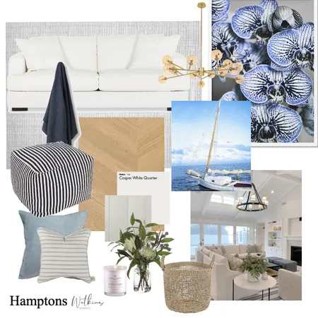 Hamptons Interior Design Mood Board by Watkins Design Co. on Style Sourcebook