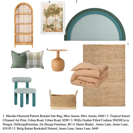 Kids Bedroom Interior Design Mood Board by Morris on Style Sourcebook