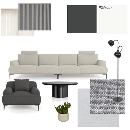 Living Room Interior Design Mood Board by Daphne Booth on Style Sourcebook