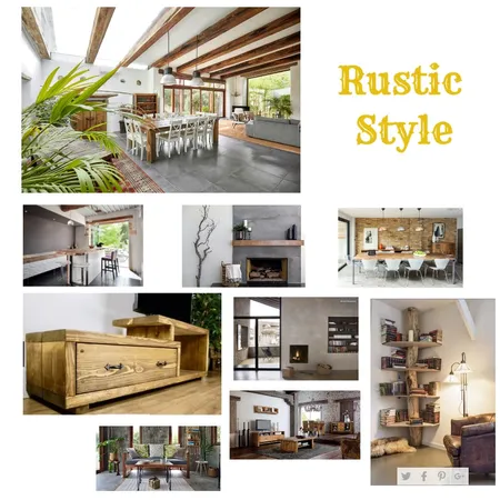 rustic Interior Design Mood Board by arq.pipe18 on Style Sourcebook