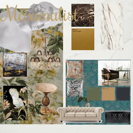 Maximalist Interior Design Mood Board by kris@weareinthewild.com on Style Sourcebook