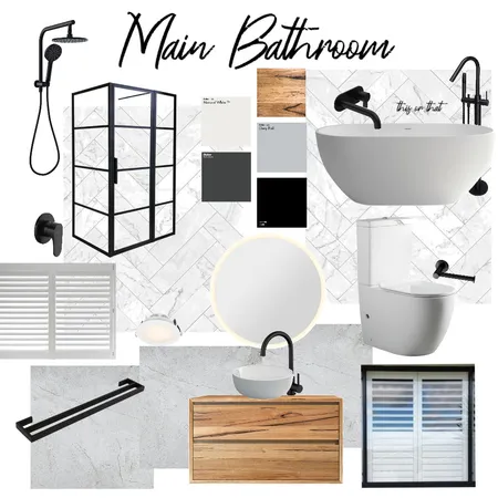Main Bathroom Interior Design Mood Board by katieoxleyy on Style Sourcebook