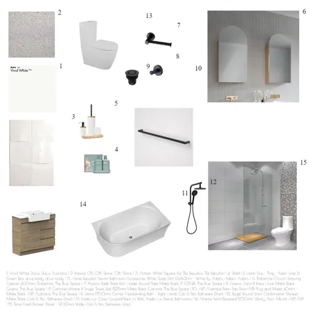 My Perfect Bathroom Interior Design Mood Board by Shona's Designs on Style Sourcebook