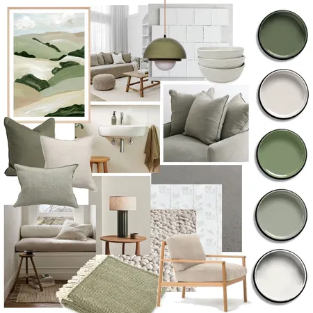 Monochromatic Colour Scheme Interior Design Mood Board by Amanda Tarbitt on Style Sourcebook