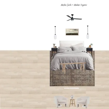 Master Suite - Modern Organic (Billie - Trent - Boucle Chair) Interior Design Mood Board by Casa Macadamia on Style Sourcebook