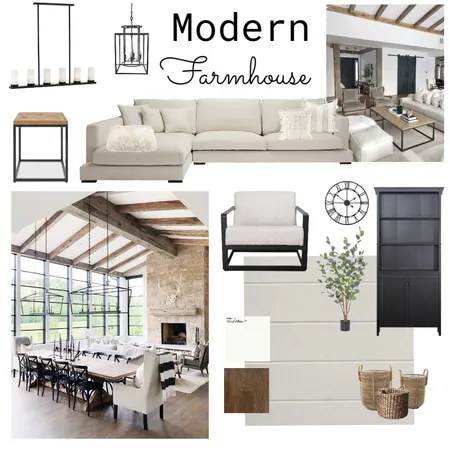 Modern Farmhouse Interior Design Mood Board by Shenae on Style Sourcebook