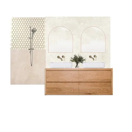 Primary Bath Interior Design Mood Board by woonm on Style Sourcebook