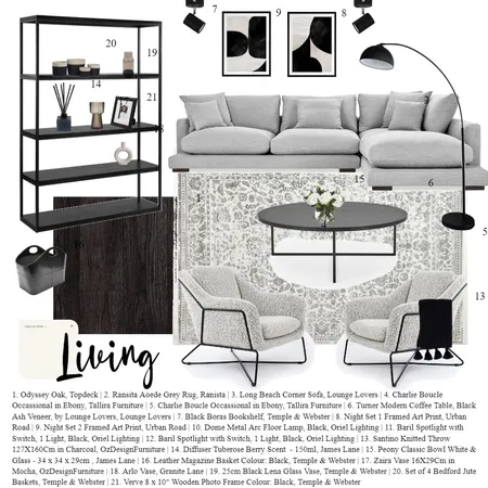 Living sample board Interior Design Mood Board by Ora_B on Style Sourcebook