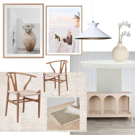 Modern Mediterranean Dining Interior Design Mood Board by jessezammitdesigns on Style Sourcebook