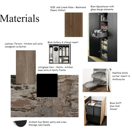 Kitchen sample board Interior Design Mood Board by Justine P on Style Sourcebook