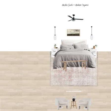 Master Suite - Modern Organic (Adala Rug - Kullen Bedside - Boucle Chair) Interior Design Mood Board by Casa Macadamia on Style Sourcebook