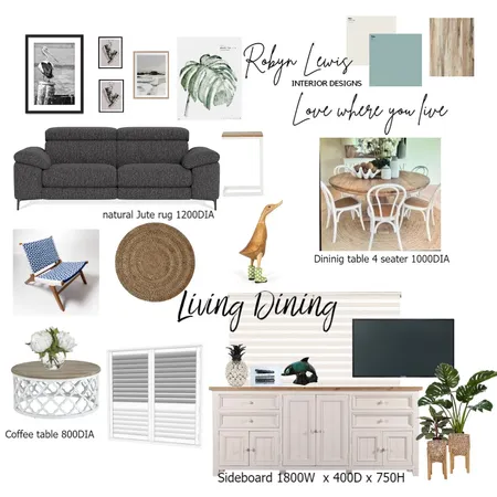 fran living Interior Design Mood Board by RobynLewisCourse on Style Sourcebook