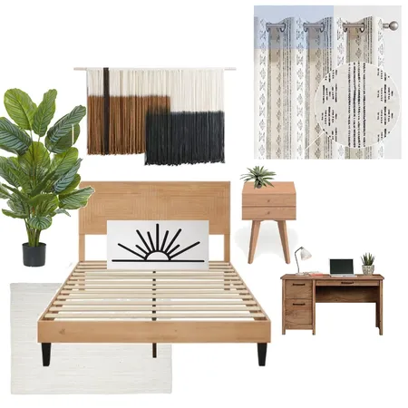 mid century modern man - guest room Interior Design Mood Board by erick on Style Sourcebook