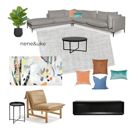 Tony & Ange Lounge room Interior Design Mood Board by nene&uke on Style Sourcebook