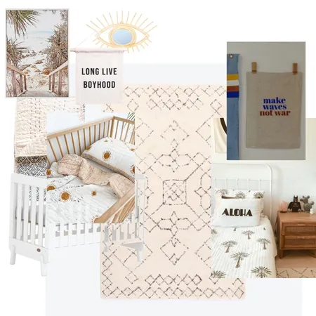 Shared Nursery Bedroom Interior Design Mood Board by EmmaKateCo on Style Sourcebook